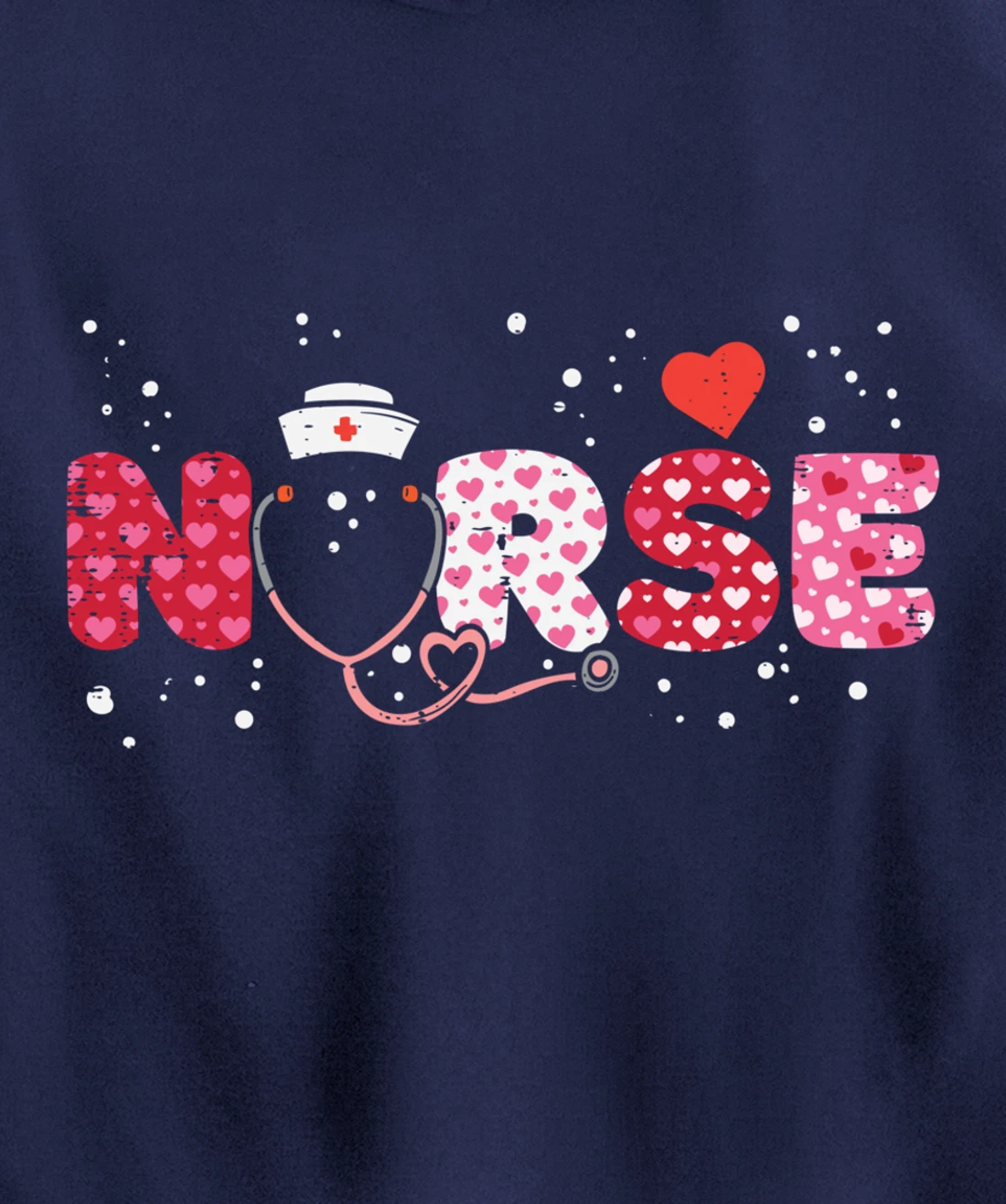 Nurse Valentines Day Valentine ER ICU NICU RN Nurses Women Pullover Hoodie