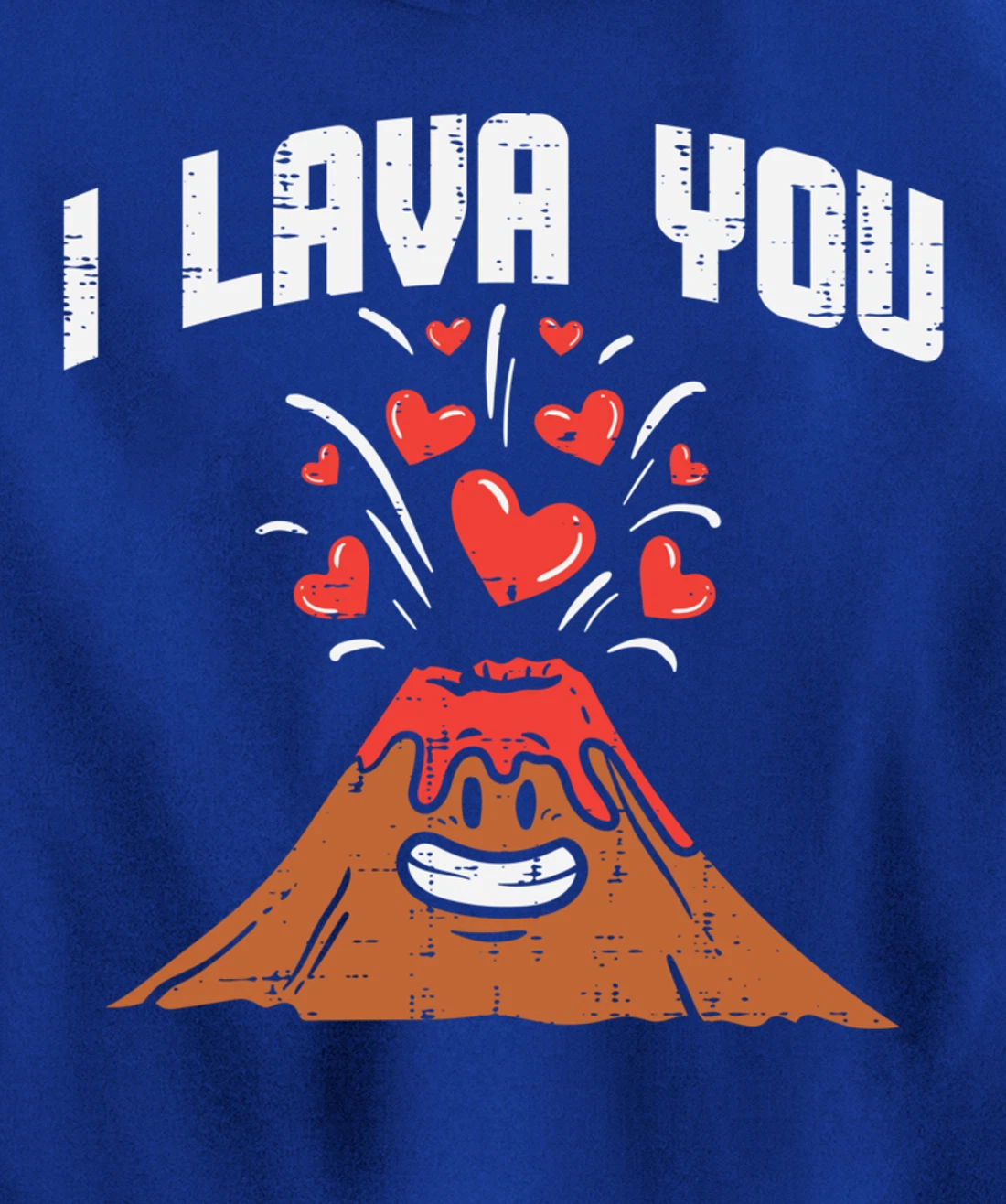 I Lava You Cute Volcano Valentines Day Geology Volcanologist Pullover Hoodie