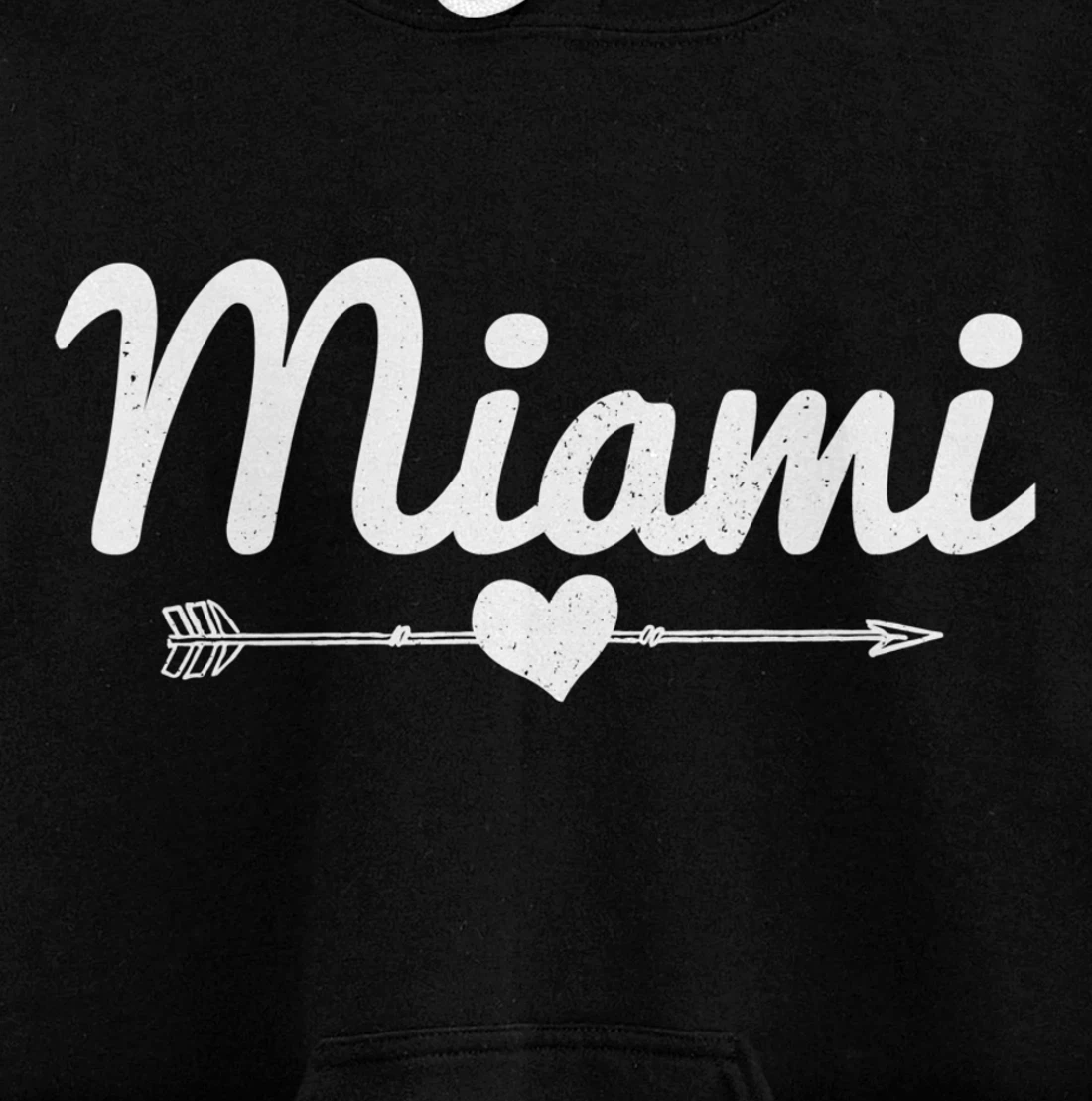Miami Arrow Heart Florida Pullover Hoodie