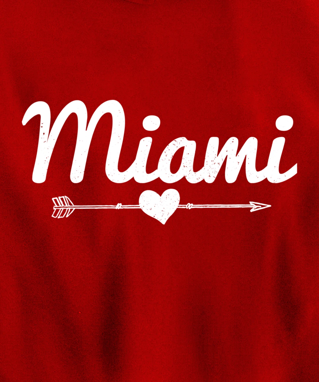 Miami Arrow Heart Florida Pullover Hoodie