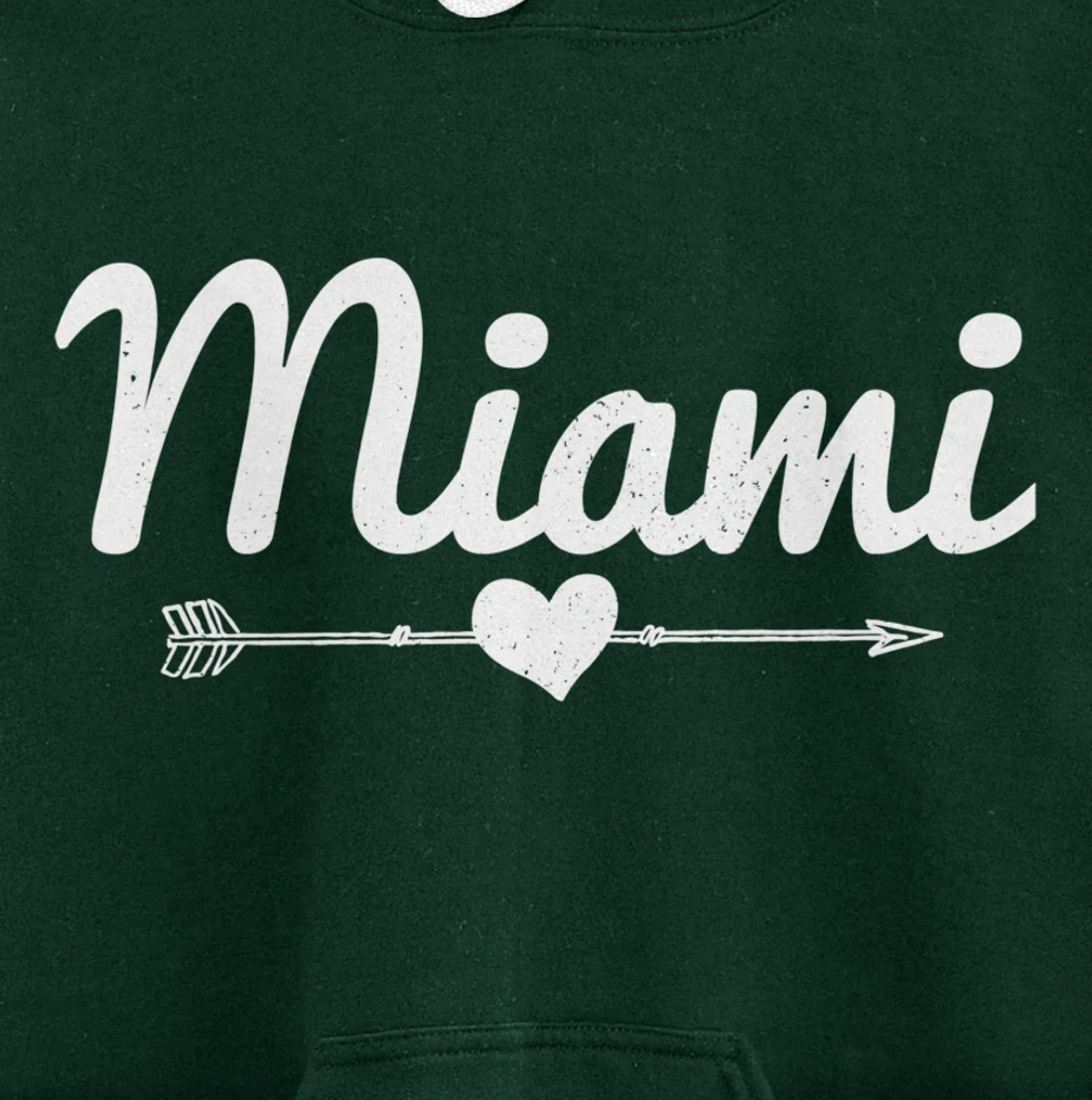 Miami Arrow Heart Florida Pullover Hoodie
