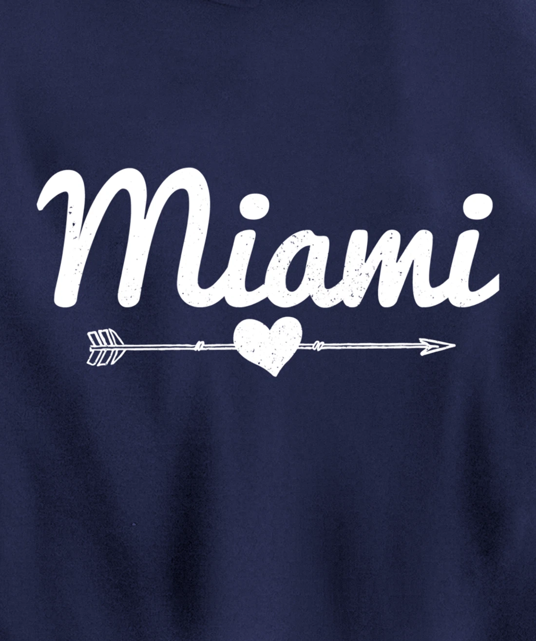 Miami Arrow Heart Florida Pullover Hoodie
