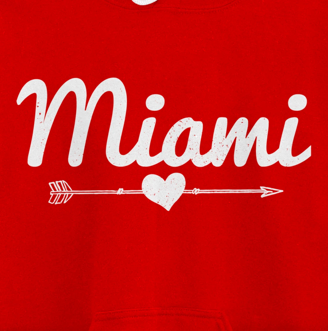 Miami Arrow Heart Florida Pullover Hoodie