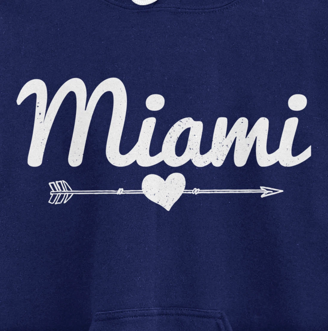 Miami Arrow Heart Florida Pullover Hoodie