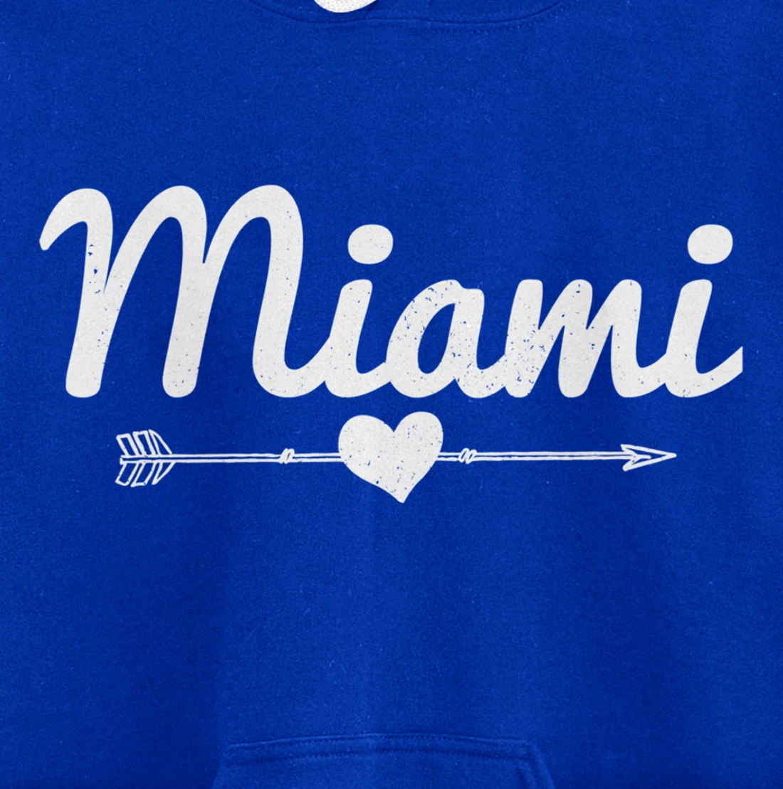 Miami Arrow Heart Florida Pullover Hoodie