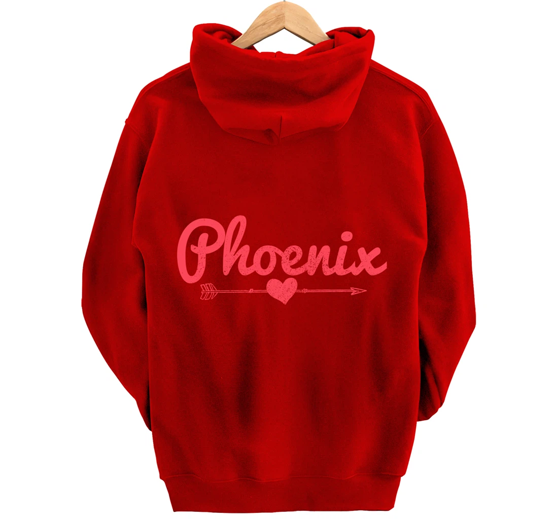 Phoenix Aizona Arrow Heart Pride Pullover Hoodie