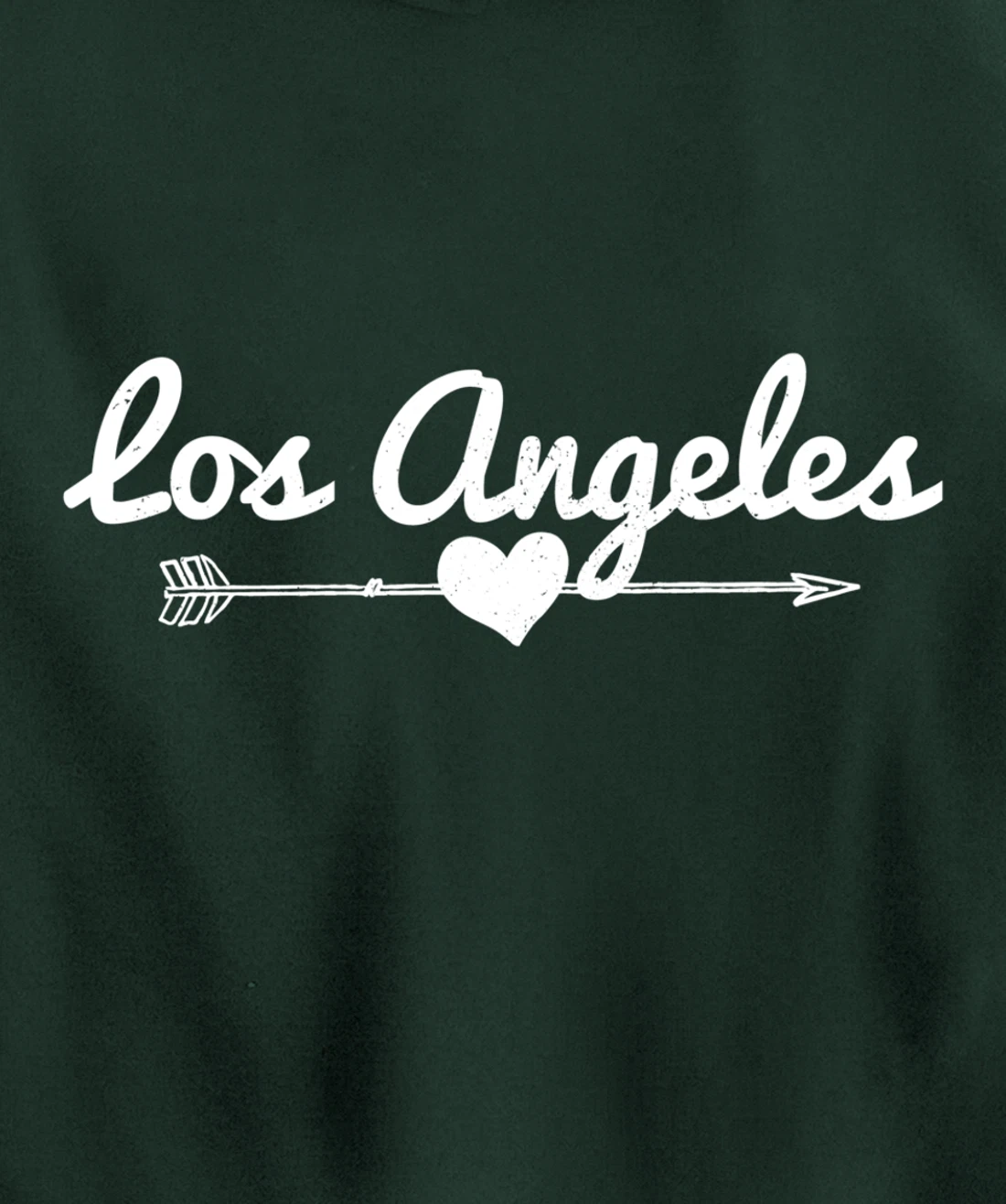 Los Angeles Arrow Heart LA California Pullover Hoodie