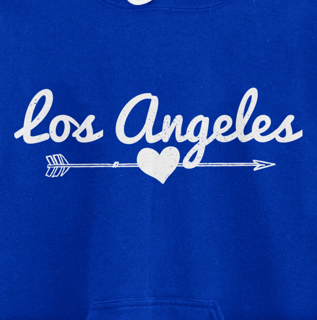 Los Angeles Arrow Heart LA California Pullover Hoodie