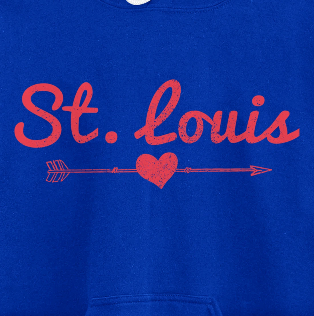 St. Louis Missouri Arrow Heart Pride Pullover Hoodie