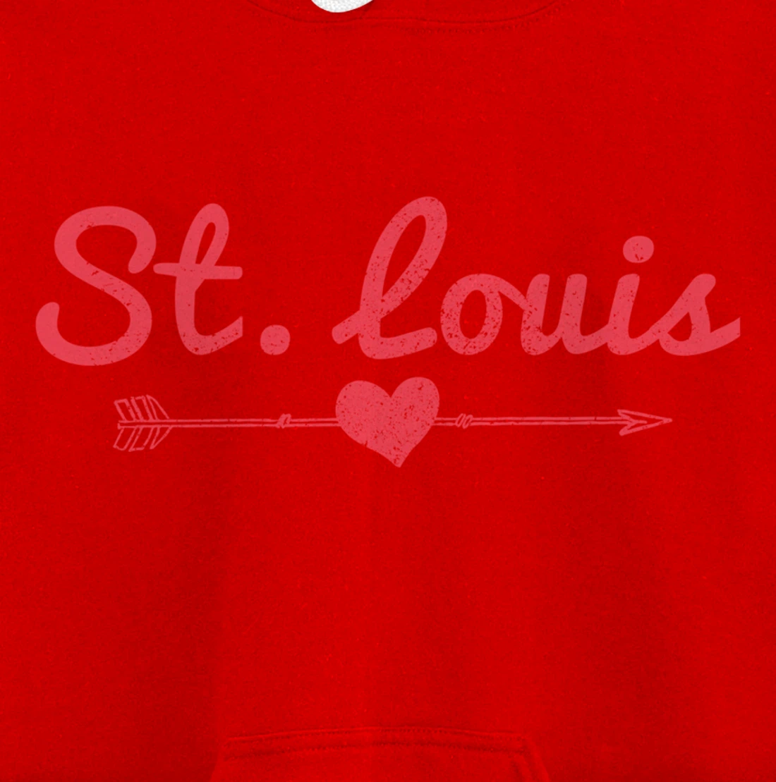 St. Louis Missouri Arrow Heart Pride Pullover Hoodie