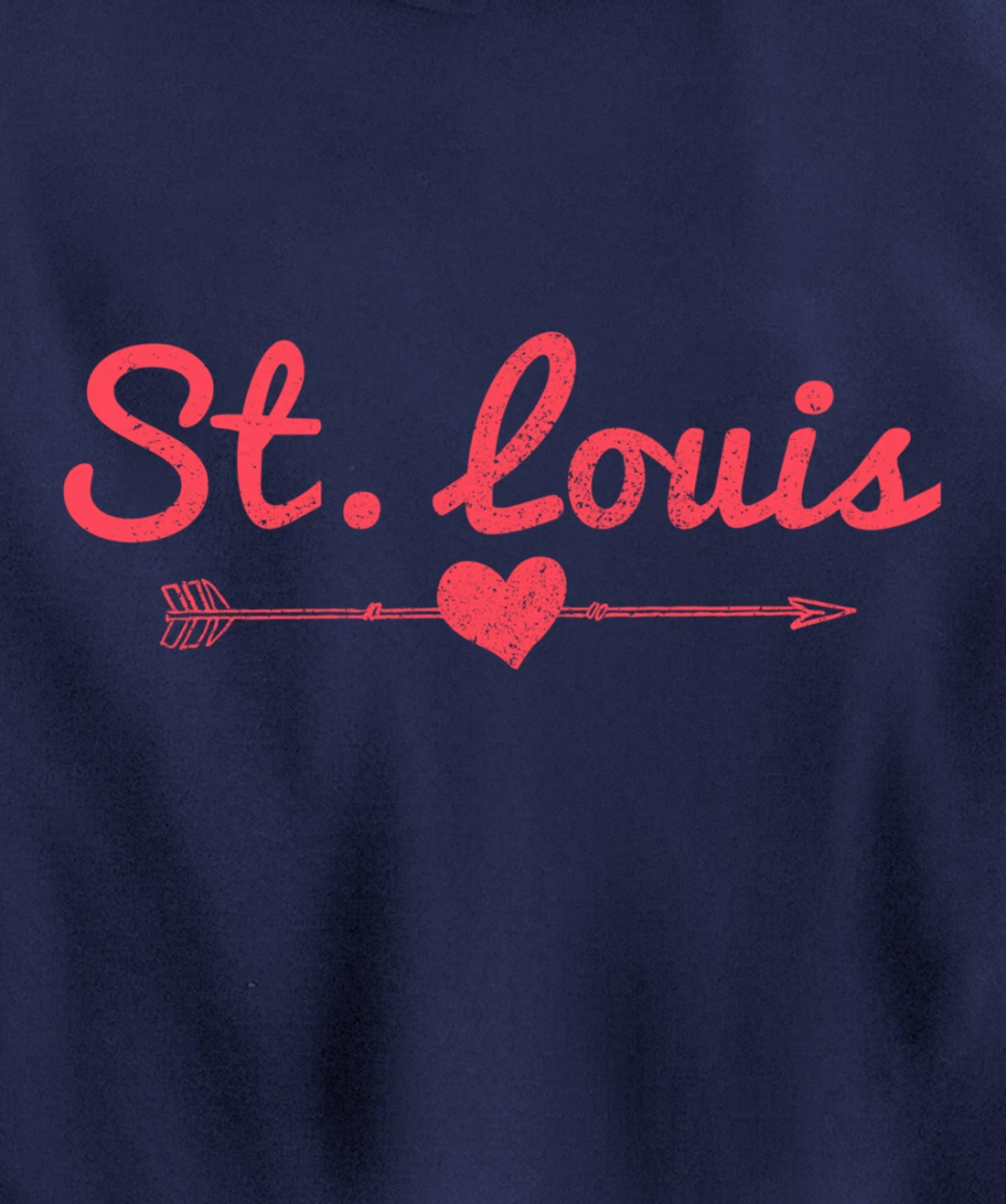 St. Louis Missouri Arrow Heart Pride Pullover Hoodie