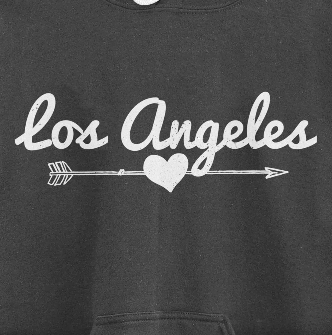 Los Angeles Arrow Heart LA California Pullover Hoodie