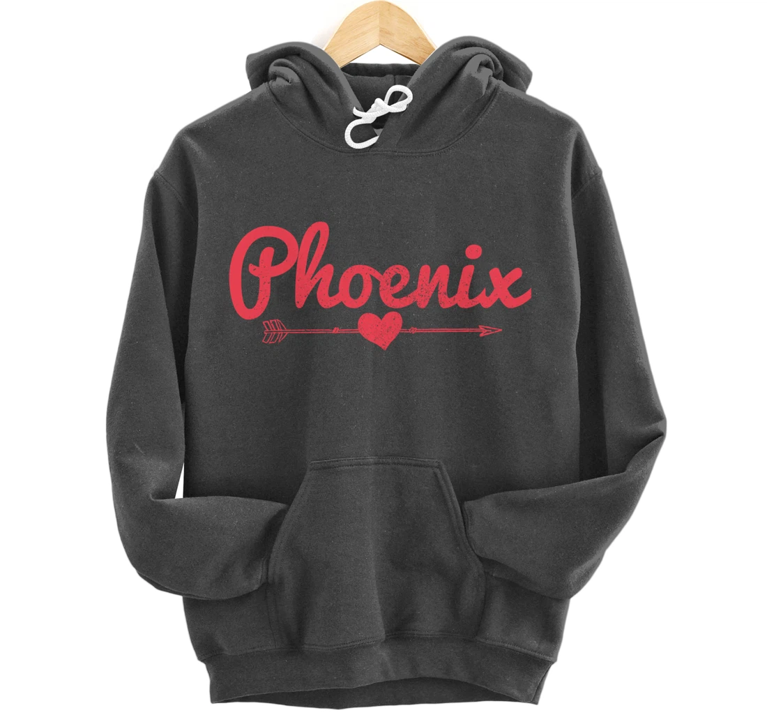 Phoenix Aizona Arrow Heart Pride Pullover Hoodie
