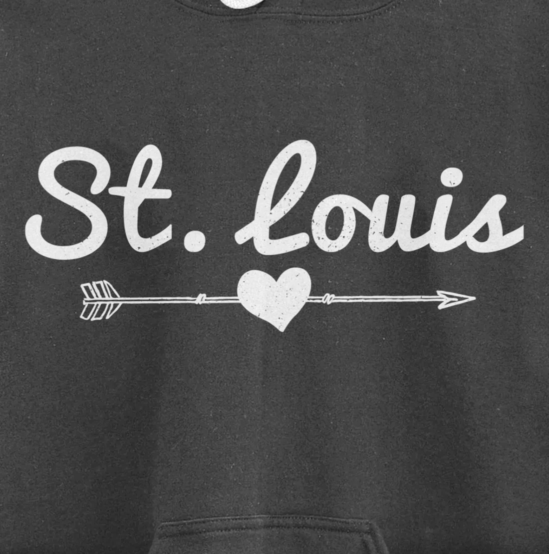 St. Louis Missouri Arrow Heart Pride Pullover Hoodie