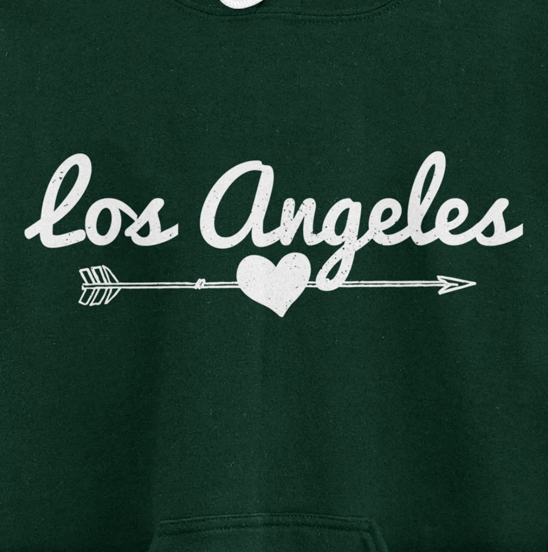 Los Angeles Arrow Heart LA California Pullover Hoodie