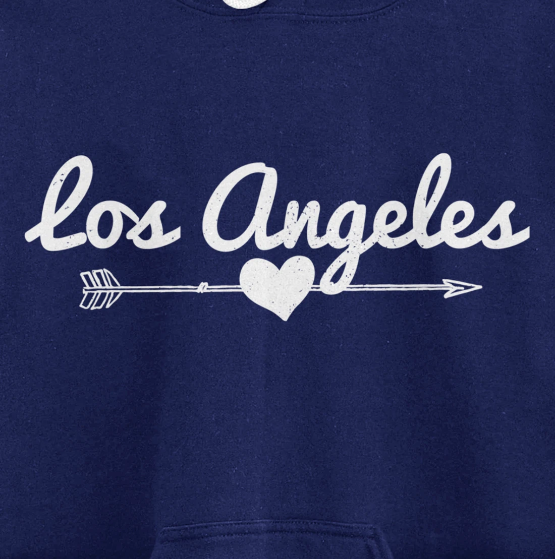 Los Angeles Arrow Heart LA California Pullover Hoodie