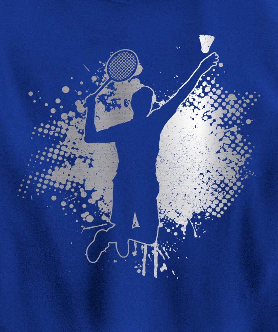 Badminton Player Vintage Badminton Pullover Hoodie