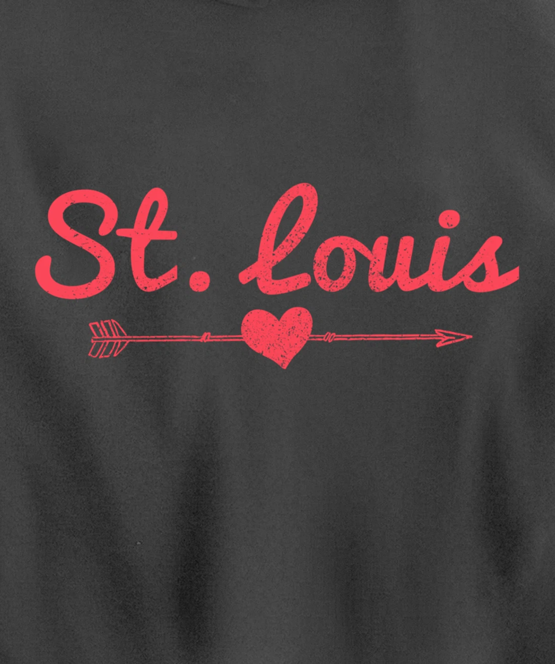 St. Louis Missouri Arrow Heart Pride Pullover Hoodie