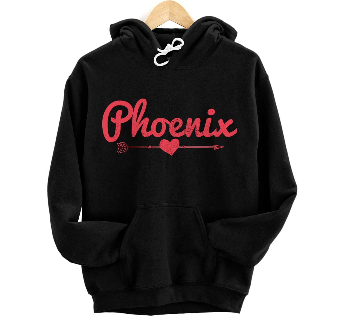 Phoenix Aizona Arrow Heart Pride Pullover Hoodie
