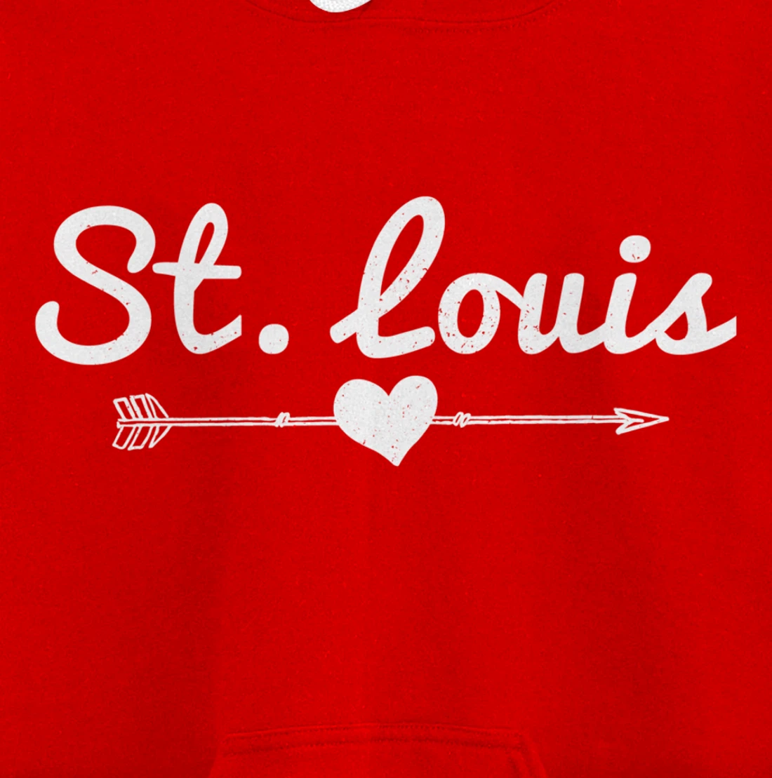 St. Louis Missouri Arrow Heart Pride Pullover Hoodie