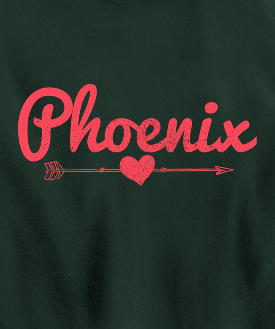 Phoenix Aizona Arrow Heart Pride Pullover Hoodie