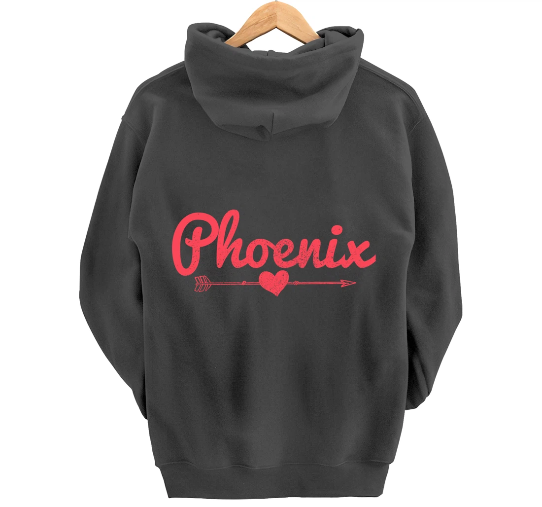 Phoenix Aizona Arrow Heart Pride Pullover Hoodie