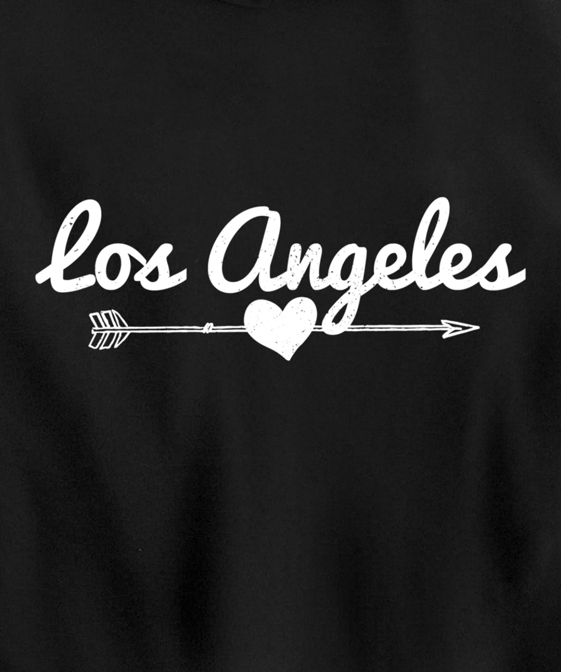 Los Angeles Arrow Heart LA California Pullover Hoodie