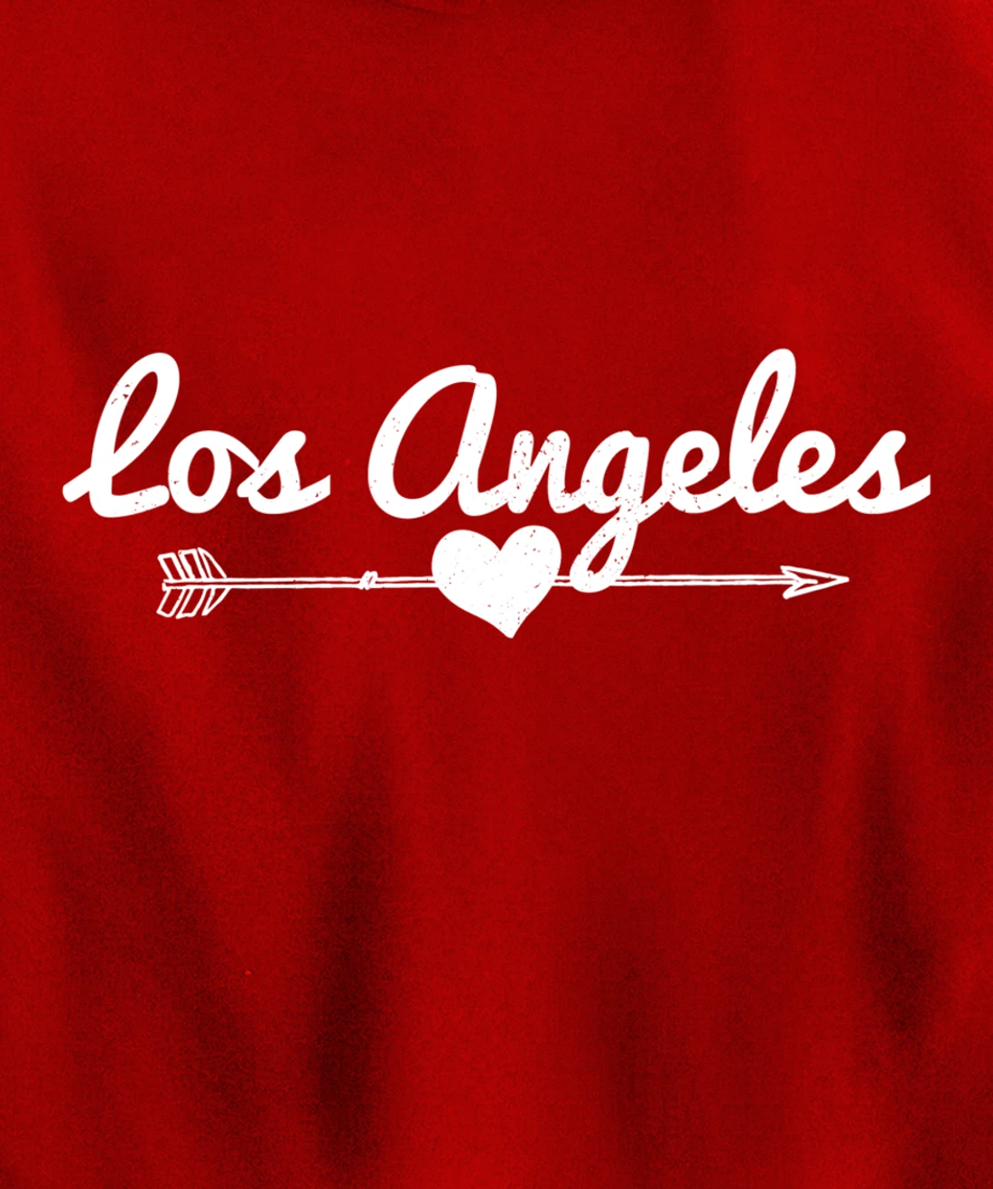 Los Angeles Arrow Heart LA California Pullover Hoodie