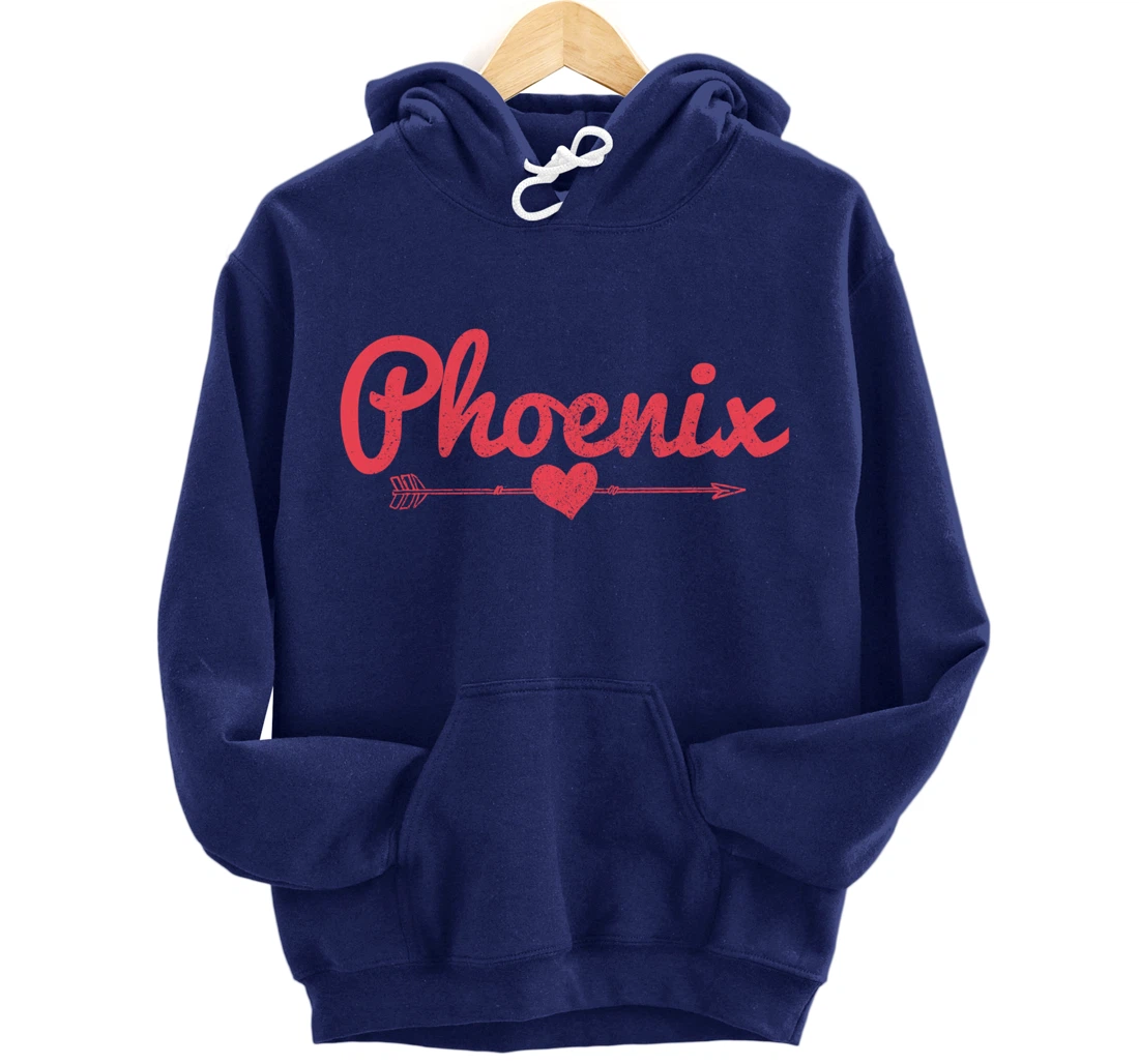 Phoenix Aizona Arrow Heart Pride Pullover Hoodie