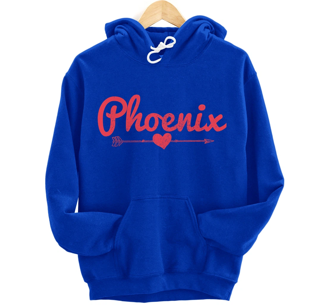 Phoenix Aizona Arrow Heart Pride Pullover Hoodie
