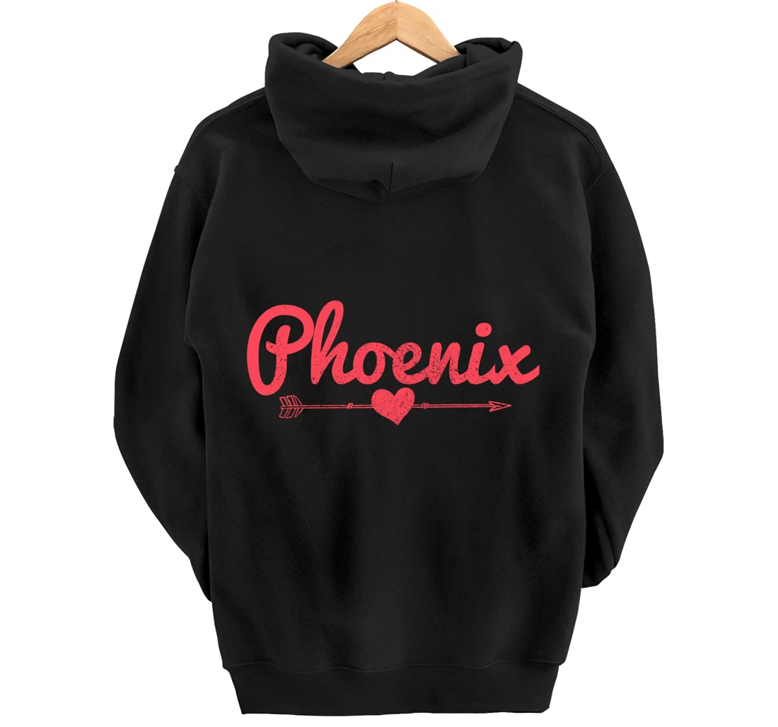 Phoenix Aizona Arrow Heart Pride Pullover Hoodie