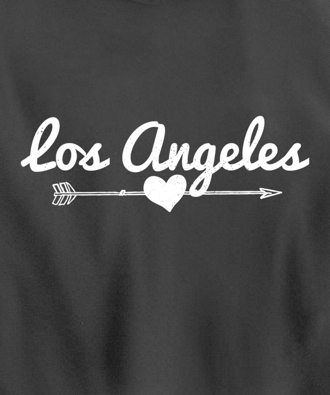 Los Angeles Arrow Heart LA California Pullover Hoodie