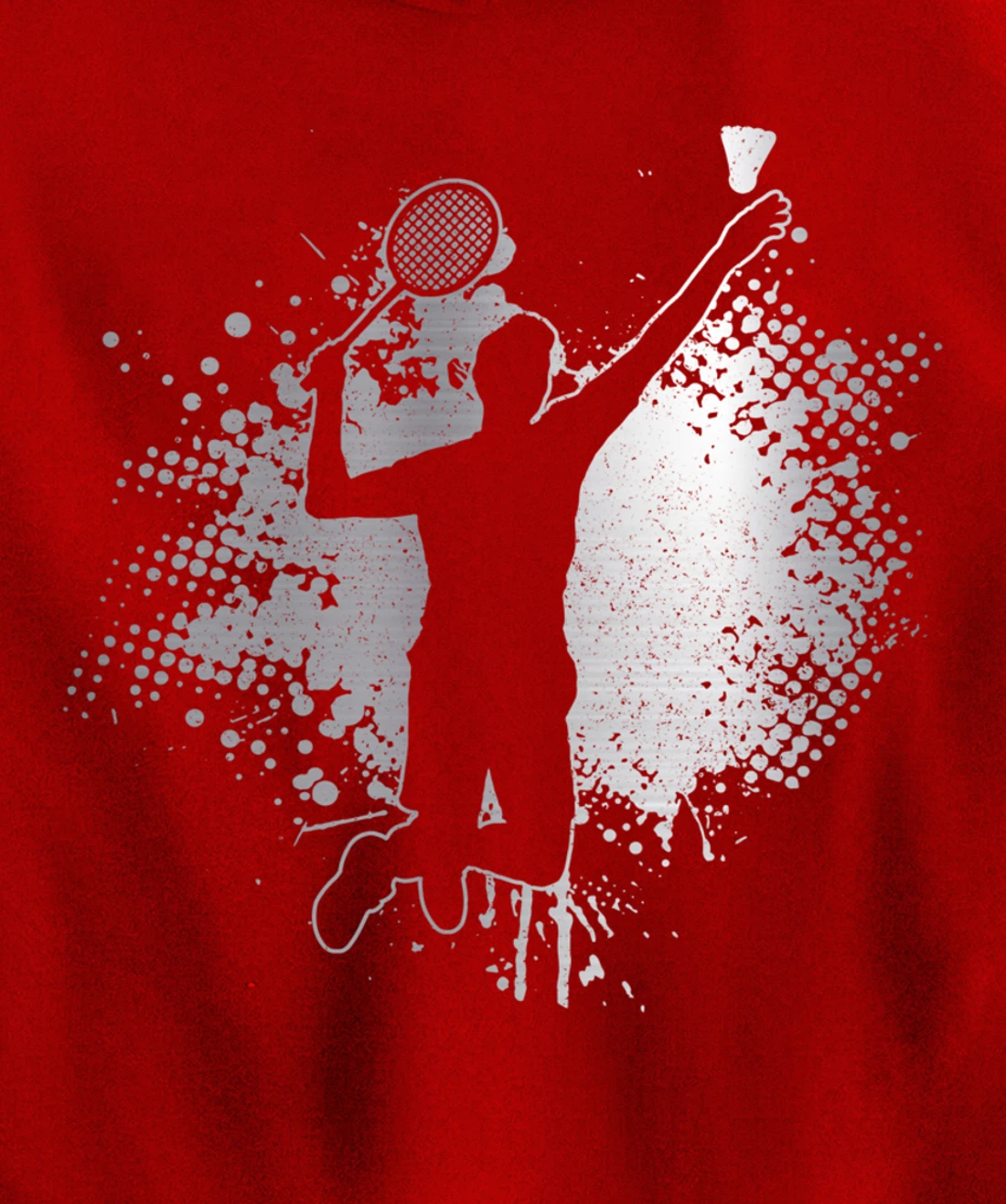 Badminton Player Vintage Badminton Pullover Hoodie