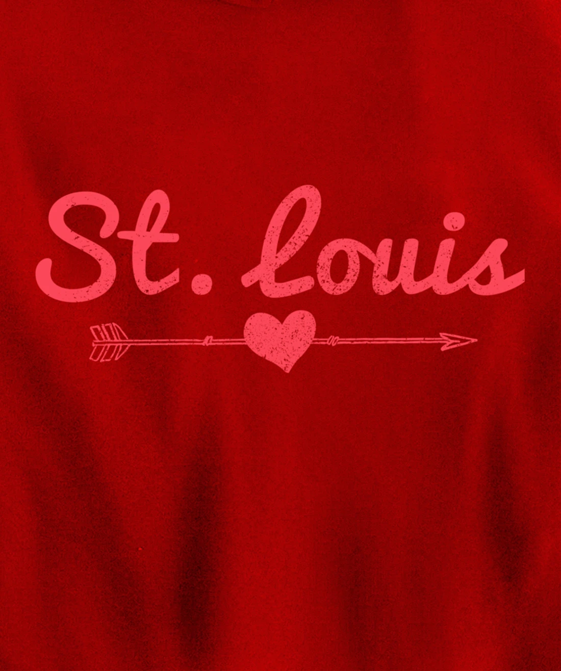 St. Louis Missouri Arrow Heart Pride Pullover Hoodie