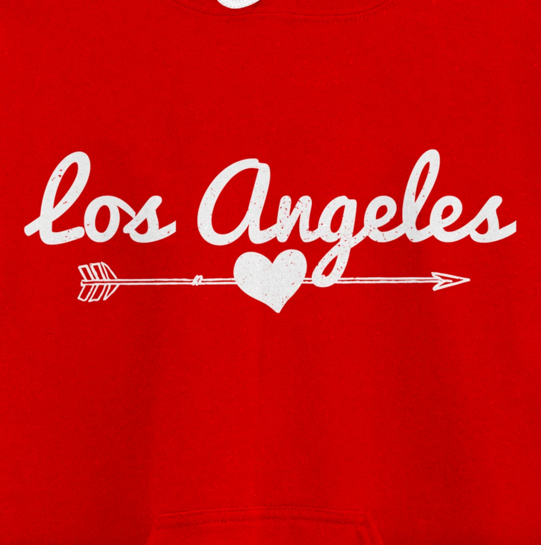 Los Angeles Arrow Heart LA California Pullover Hoodie