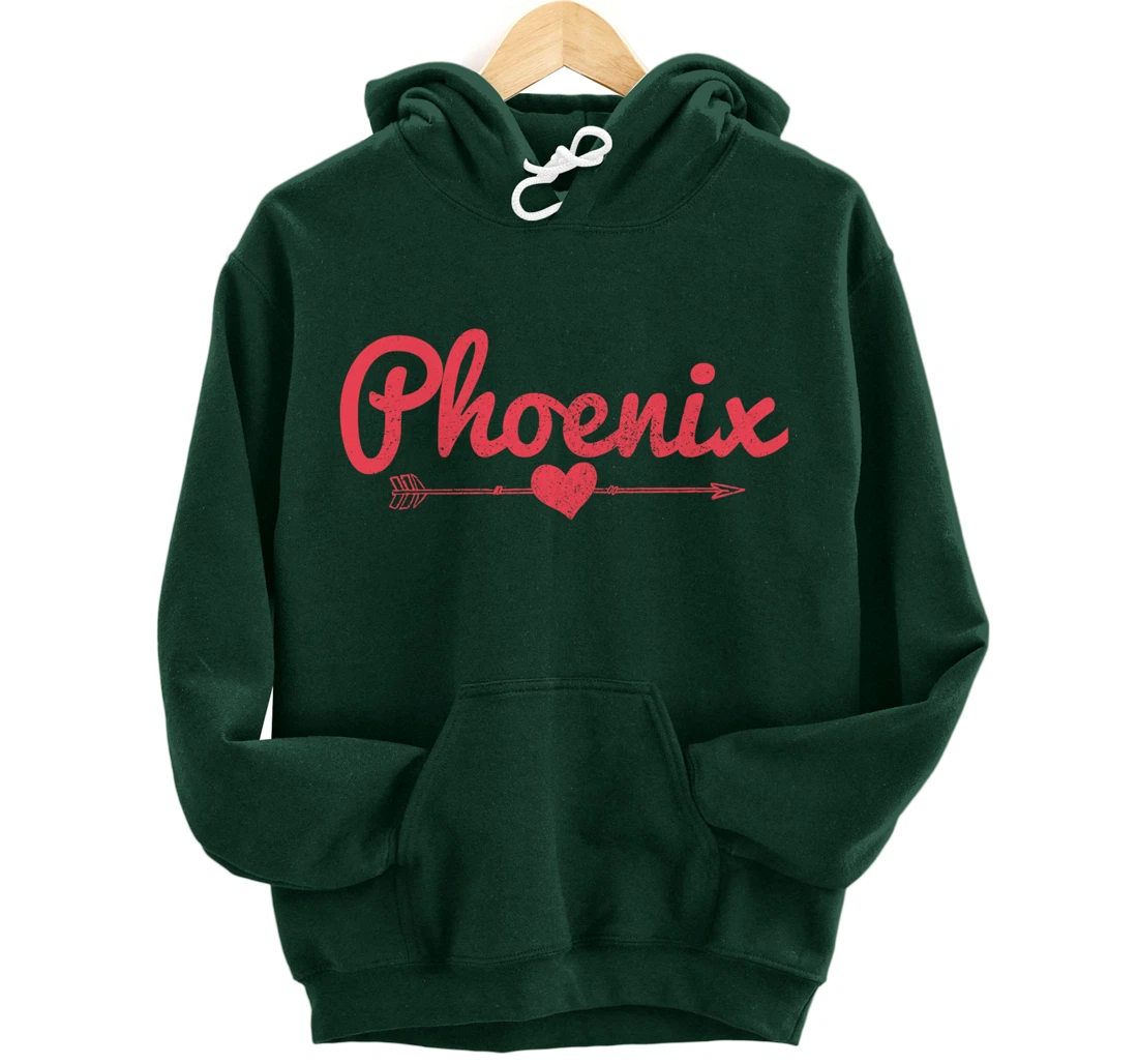 Phoenix Aizona Arrow Heart Pride Pullover Hoodie