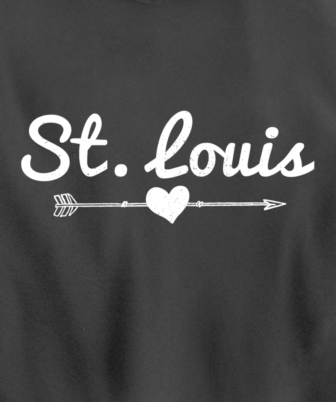 St. Louis Missouri Arrow Heart Pride Pullover Hoodie