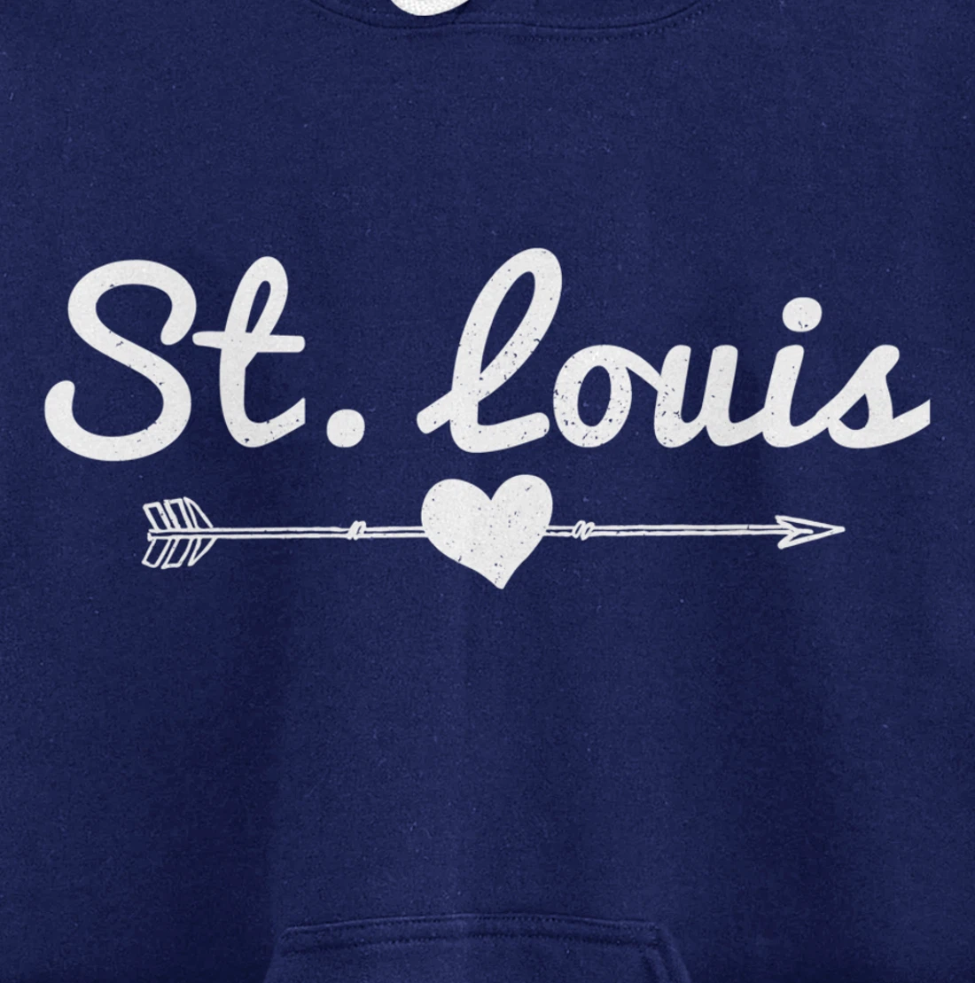 St. Louis Missouri Arrow Heart Pride Pullover Hoodie