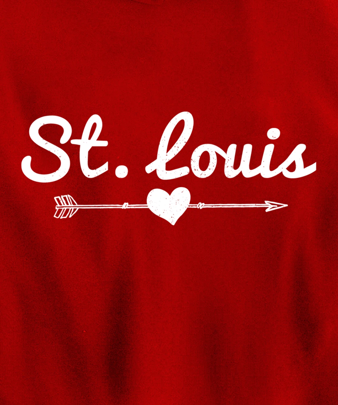 St. Louis Missouri Arrow Heart Pride Pullover Hoodie