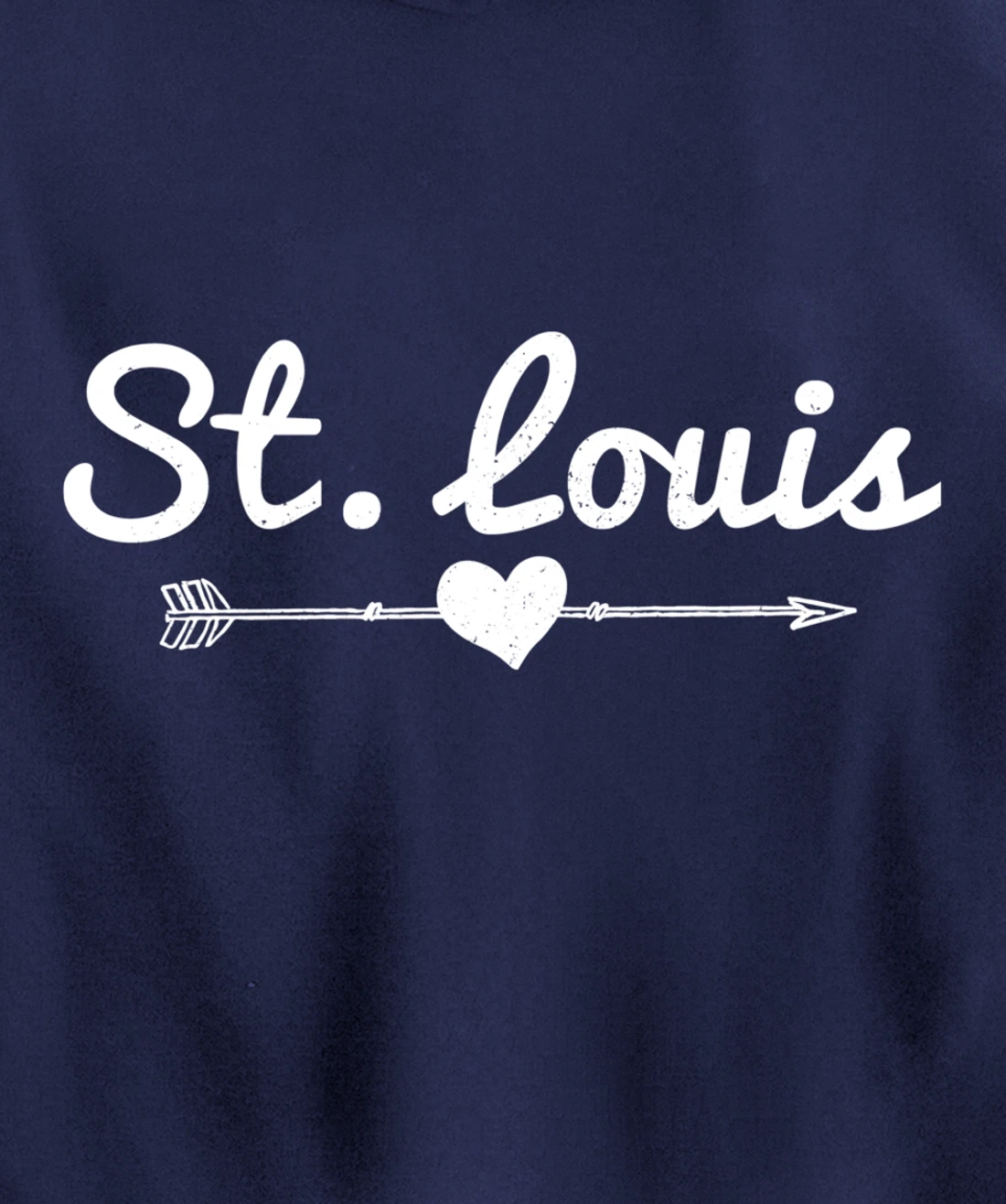 St. Louis Missouri Arrow Heart Pride Pullover Hoodie