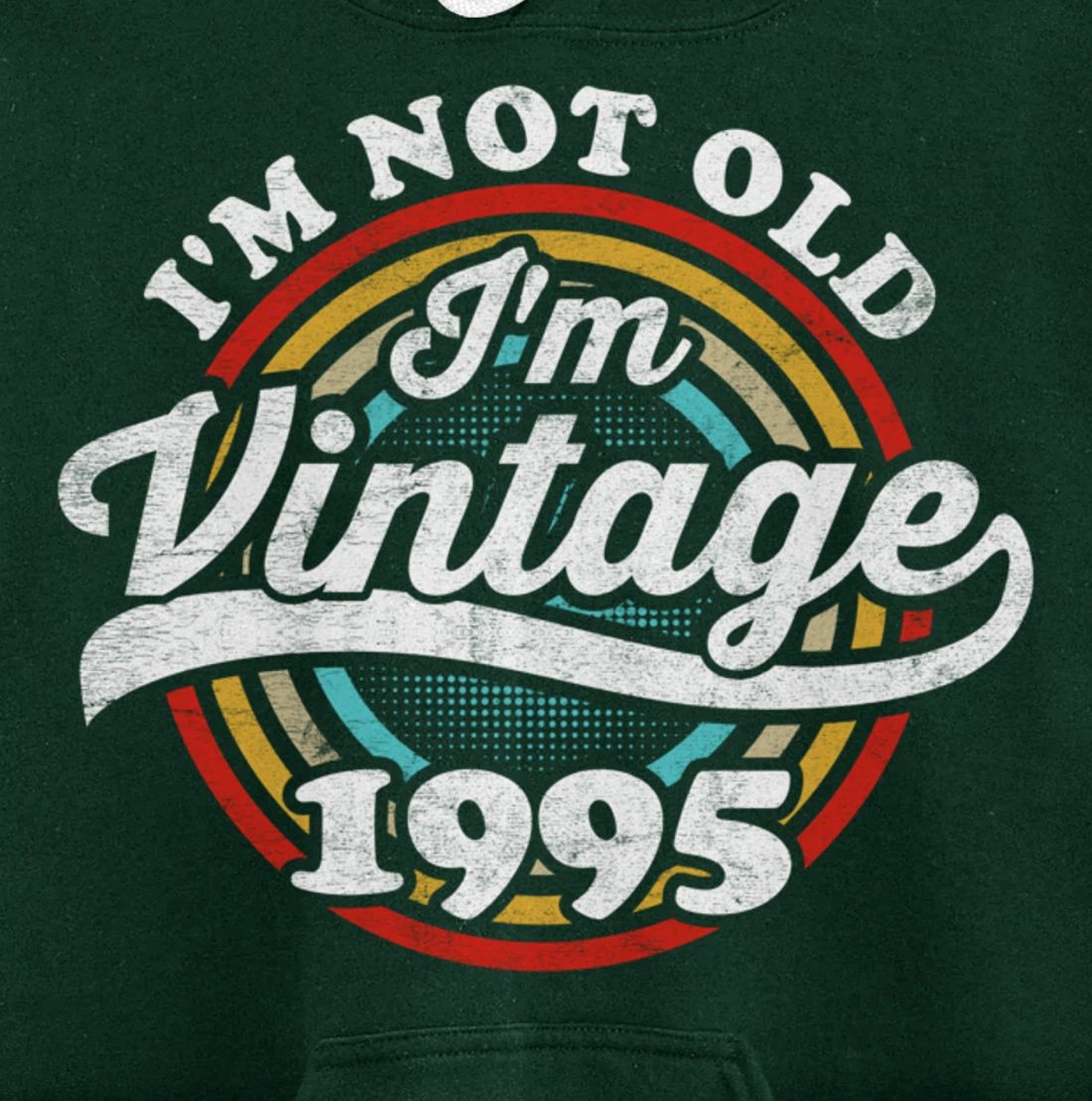 I'm Not Old I'm Vintage 1995 Pullover Hoodie