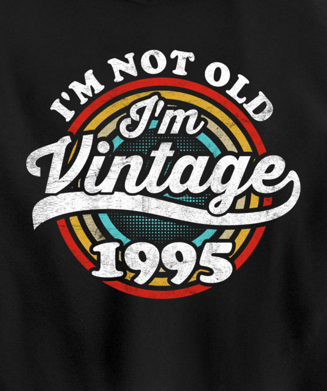 I'm Not Old I'm Vintage 1995 Pullover Hoodie