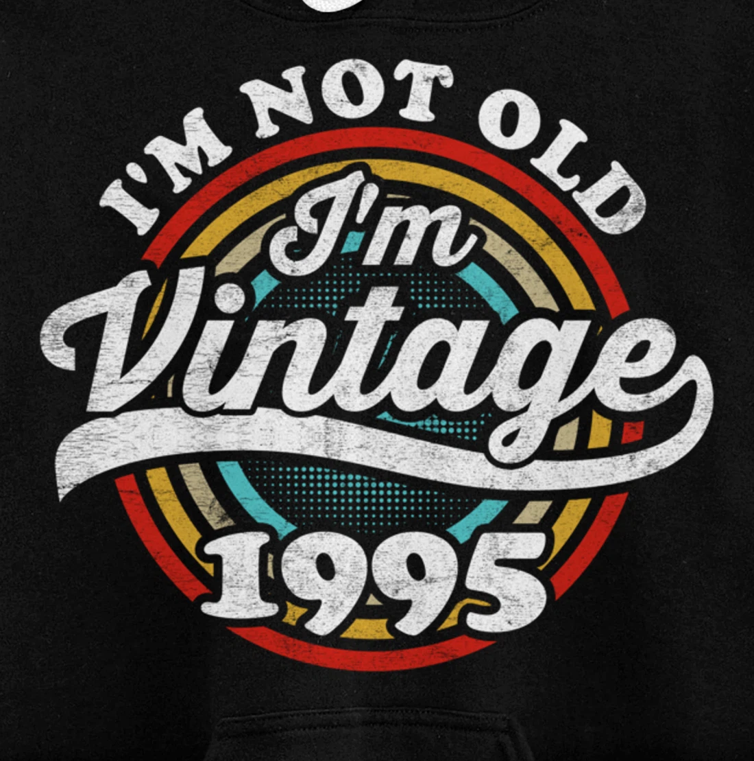 I'm Not Old I'm Vintage 1995 Pullover Hoodie