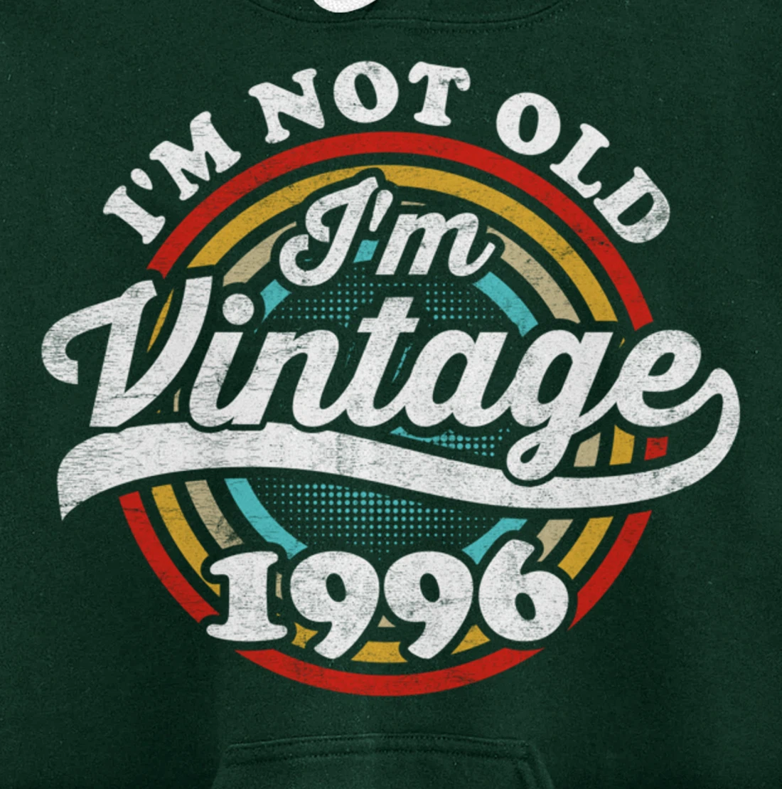I'm Not Old I'm Vintage 1996 Pullover Hoodie
