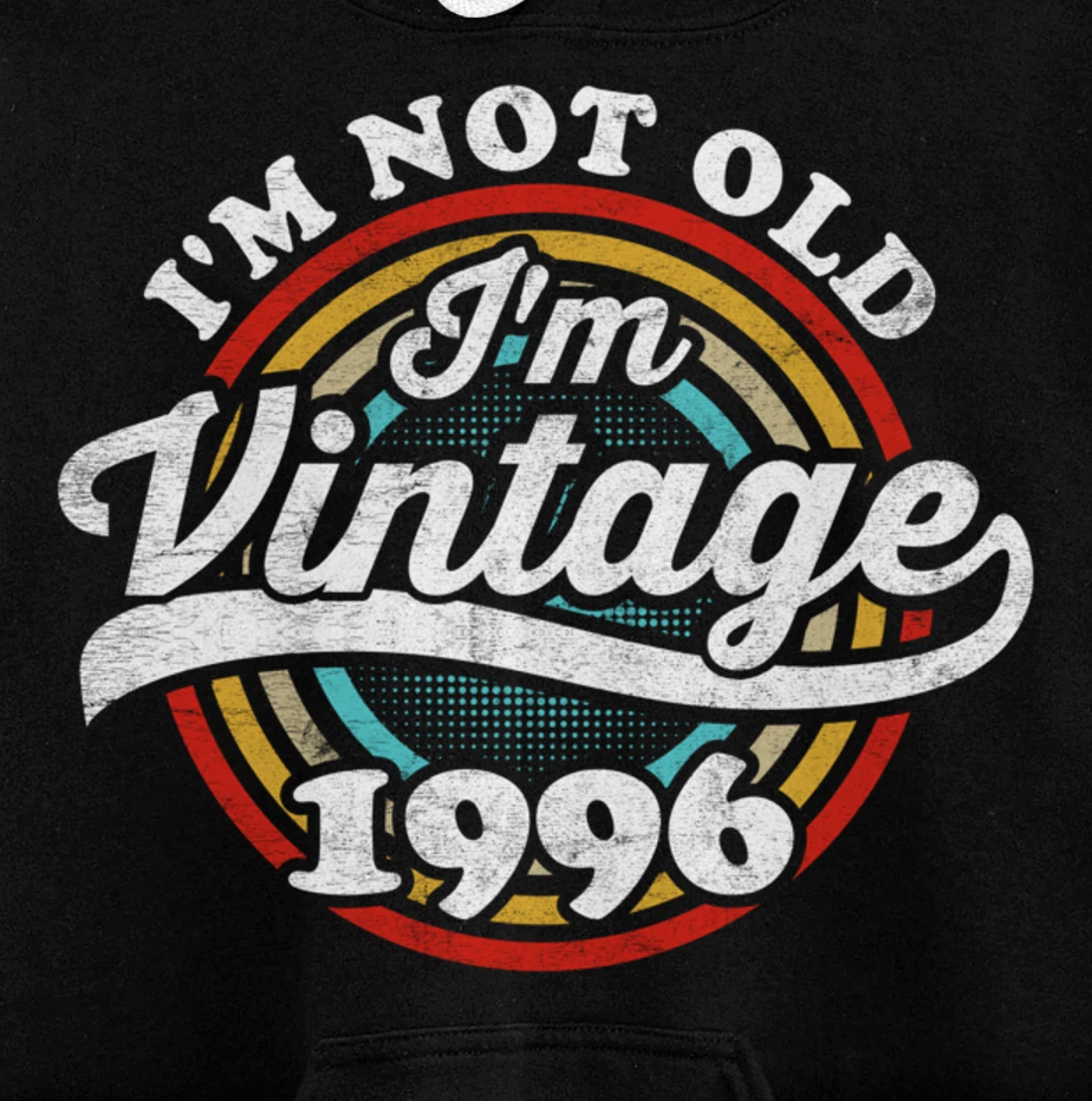 I'm Not Old I'm Vintage 1996 Pullover Hoodie