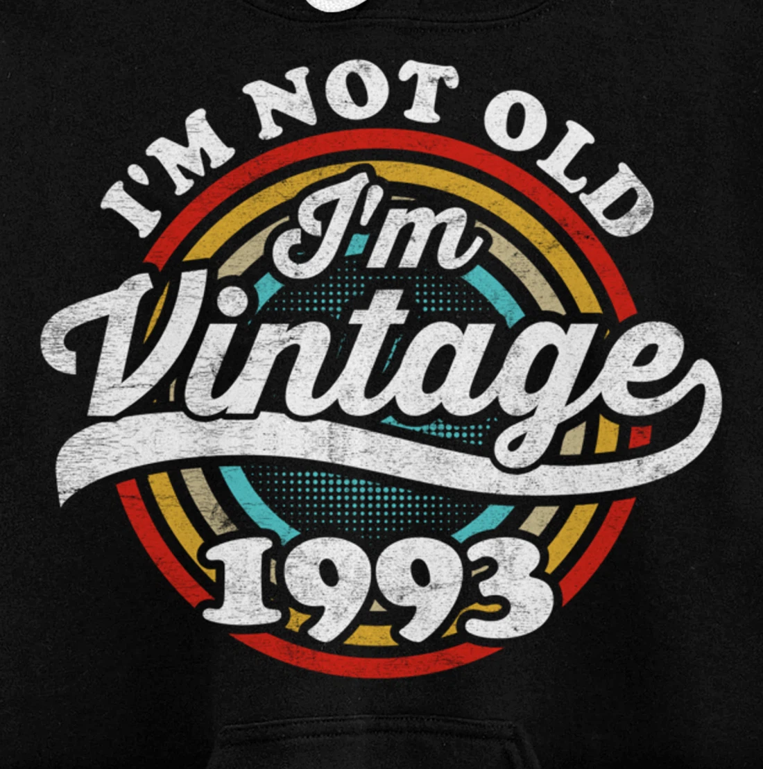 I'm Not Old I'm Vintage 1993 Pullover Hoodie