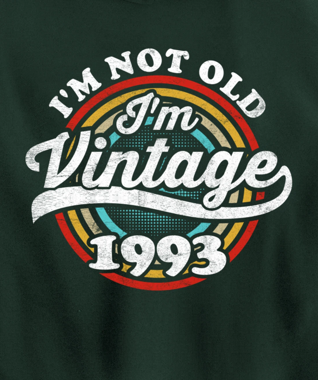 I'm Not Old I'm Vintage 1993 Pullover Hoodie