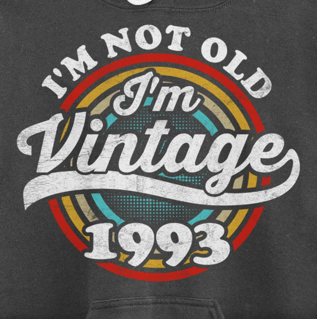 I'm Not Old I'm Vintage 1993 Pullover Hoodie