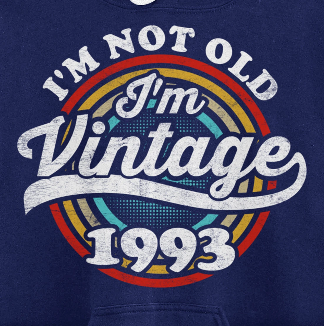 I'm Not Old I'm Vintage 1993 Pullover Hoodie