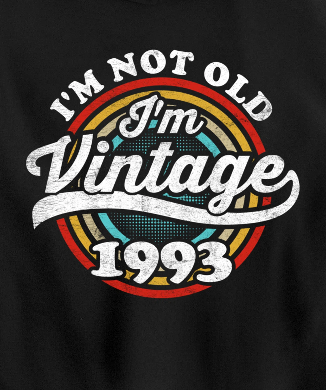 I'm Not Old I'm Vintage 1993 Pullover Hoodie